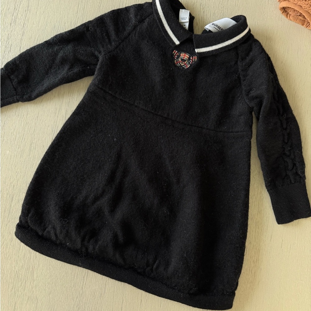 burberry girls dress 12m